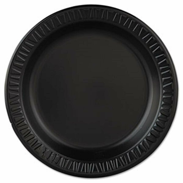 Eat-In Tools Plastic Dinnerware, Plate, 9 dia, Black, 500PK EA1522331